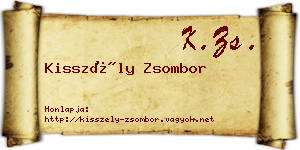 Kisszély Zsombor névjegykártya